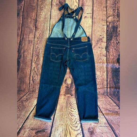 Vintage‎ Womens Levis Special Reserve Bibs Large - Picture 3 of 16